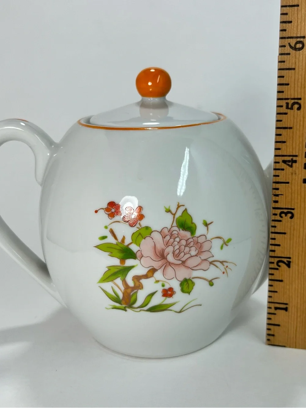 Chinese‎ Porcelain Floral Teapot